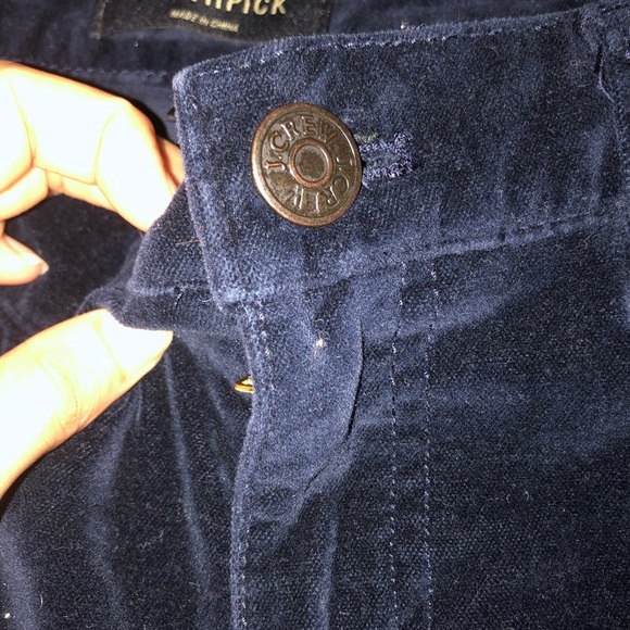 J.Crew ToothPick Blue Corduroys Pants - Picture 7 of 10